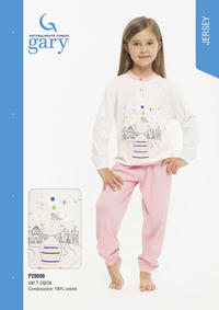 PIGIAMA BAMBINA M/L P20006 Tellini S.r.l. Ingrosso Abbigliamento